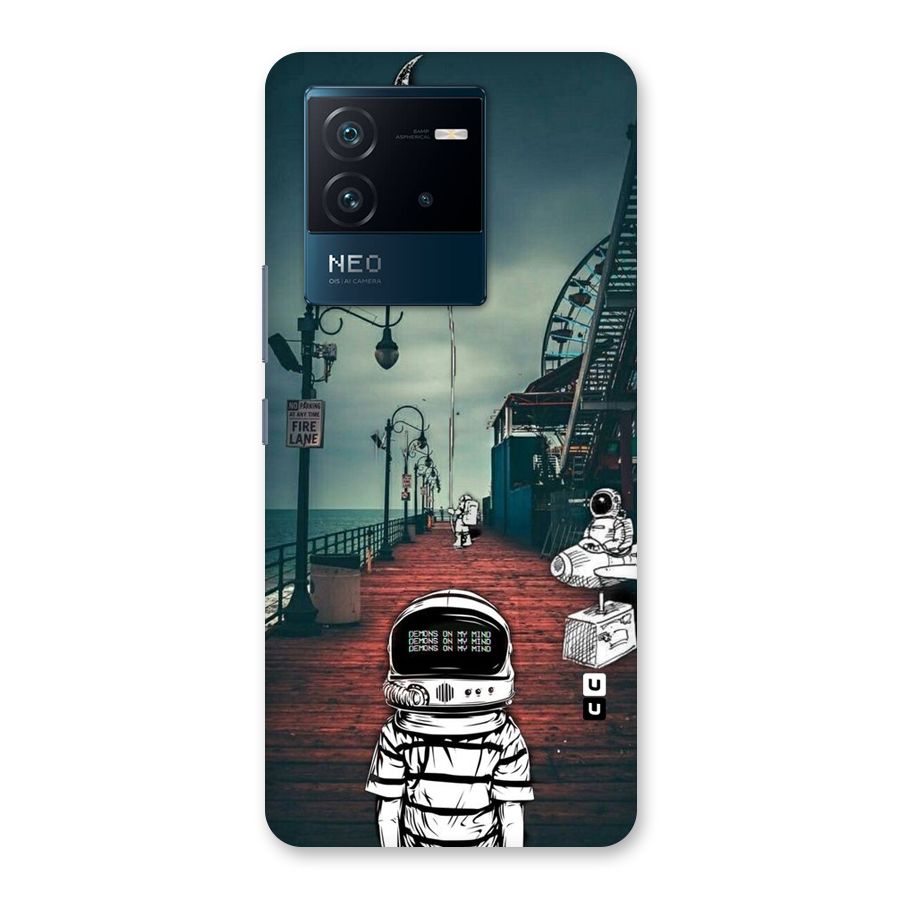 Robotic Design Back Case for Vivo iQOO Neo 6 5G
