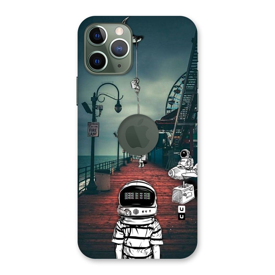 Robotic Design Back Case for iPhone 11 Pro Logo  Cut