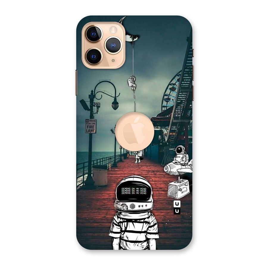 Robotic Design Back Case for iPhone 11 Pro Max Logo Cut