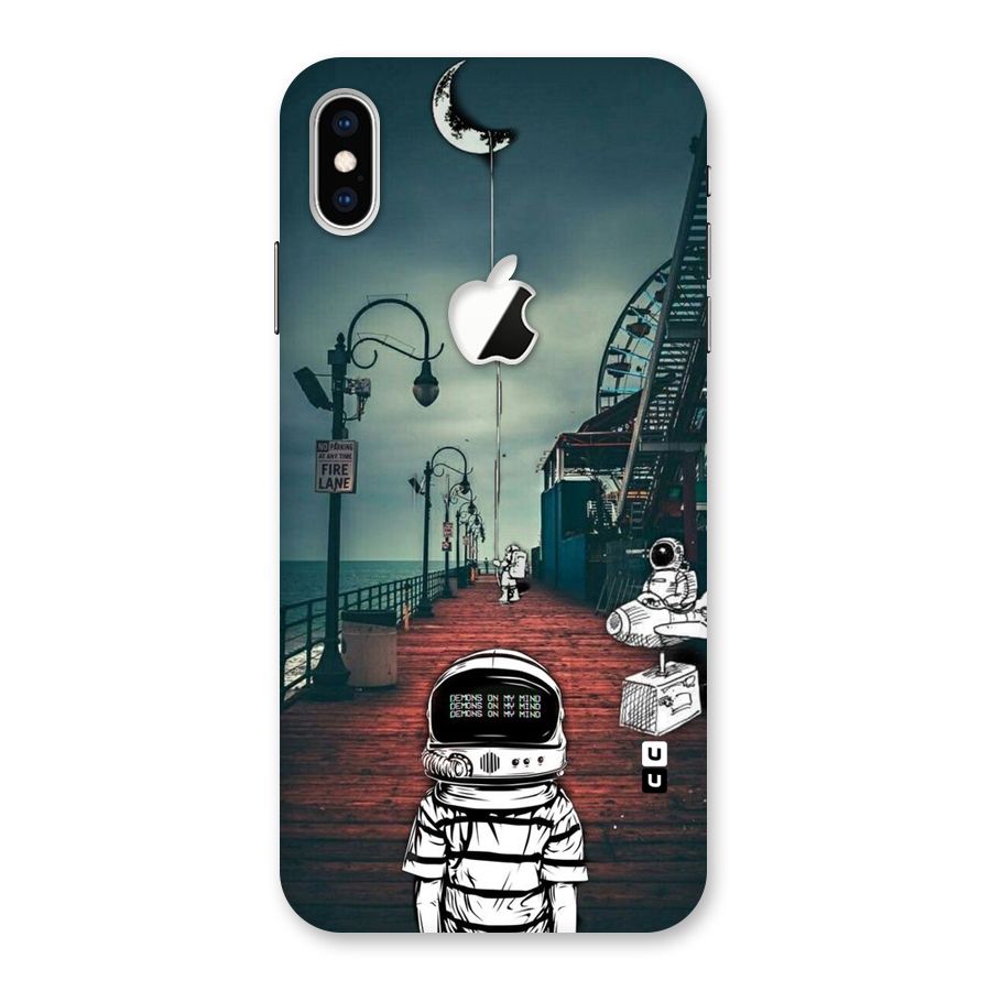 Robotic Design Back Case for iPhone XS Max Apple Cut