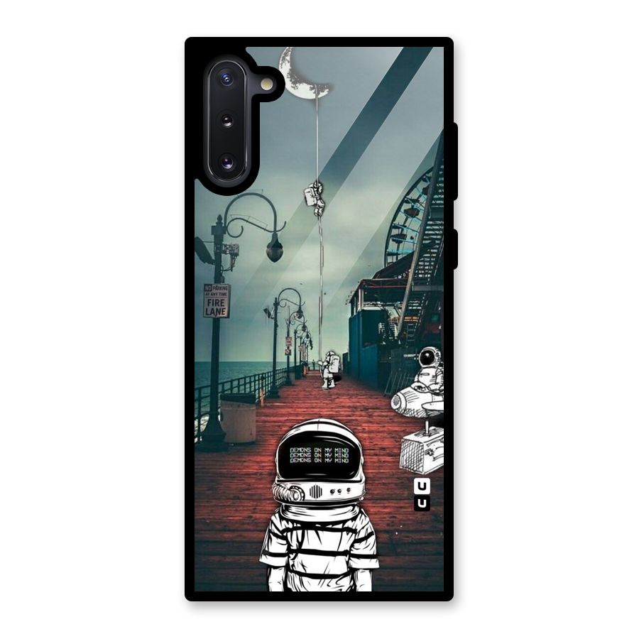 Robotic Design Glass Back Case for Galaxy Note 10