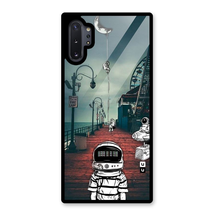 Robotic Design Glass Back Case for Galaxy Note 10 Plus