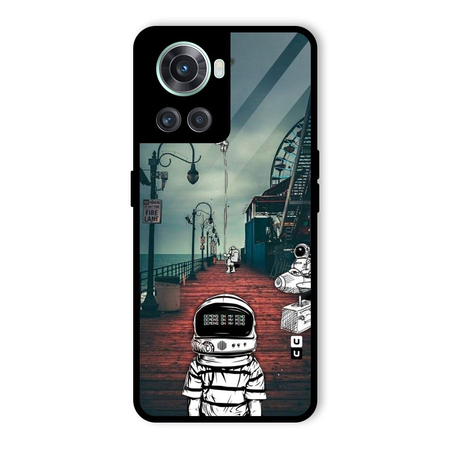Robotic Design Glass Back Case for OnePlus 10R