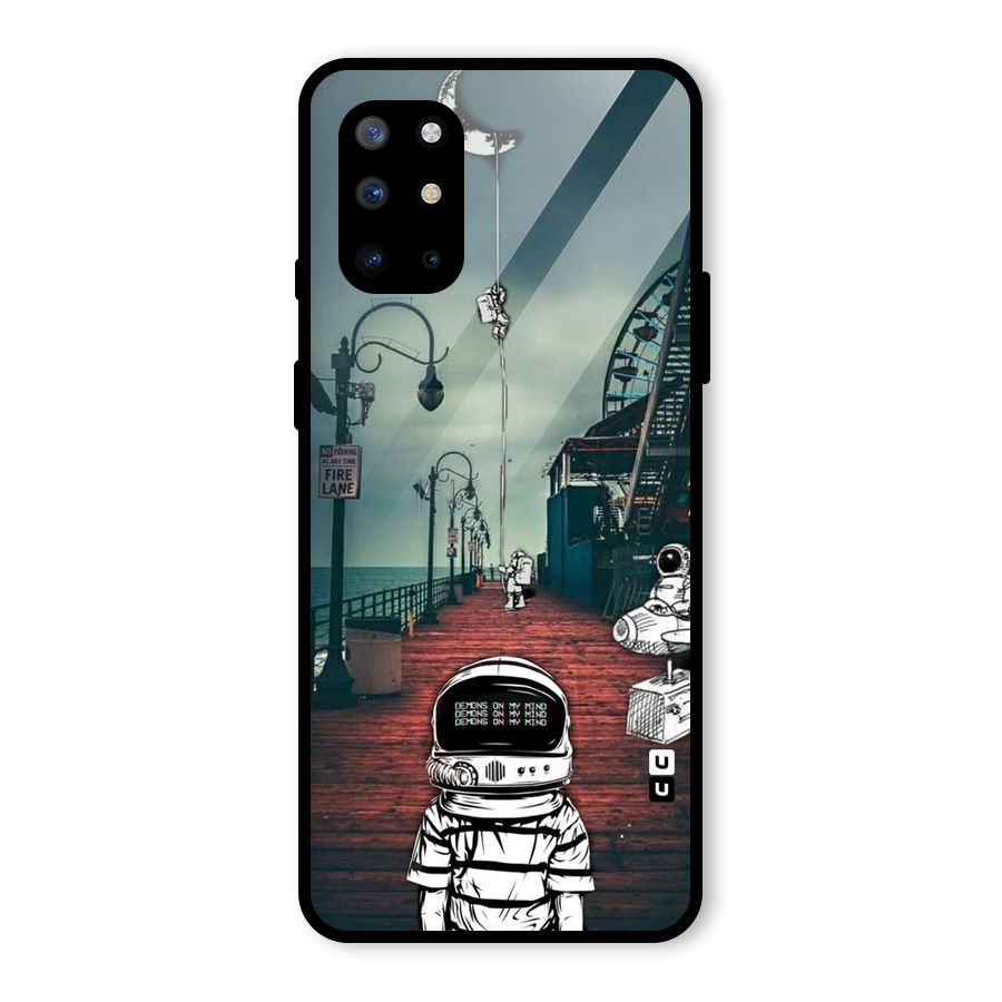 Robotic Design Glass Back Case for OnePlus 8T