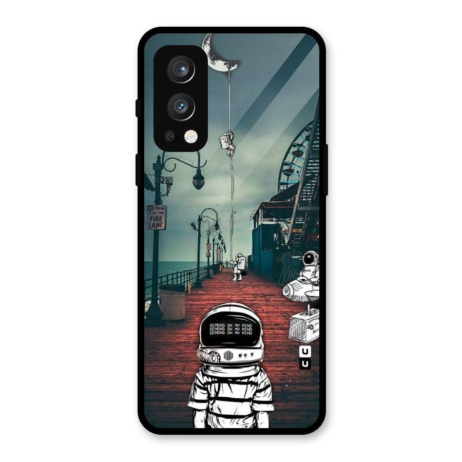 Robotic Design Glass Back Case for OnePlus Nord 2 5G