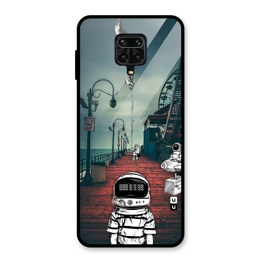 Robotic Design Glass Back Case for Poco M2 Pro
