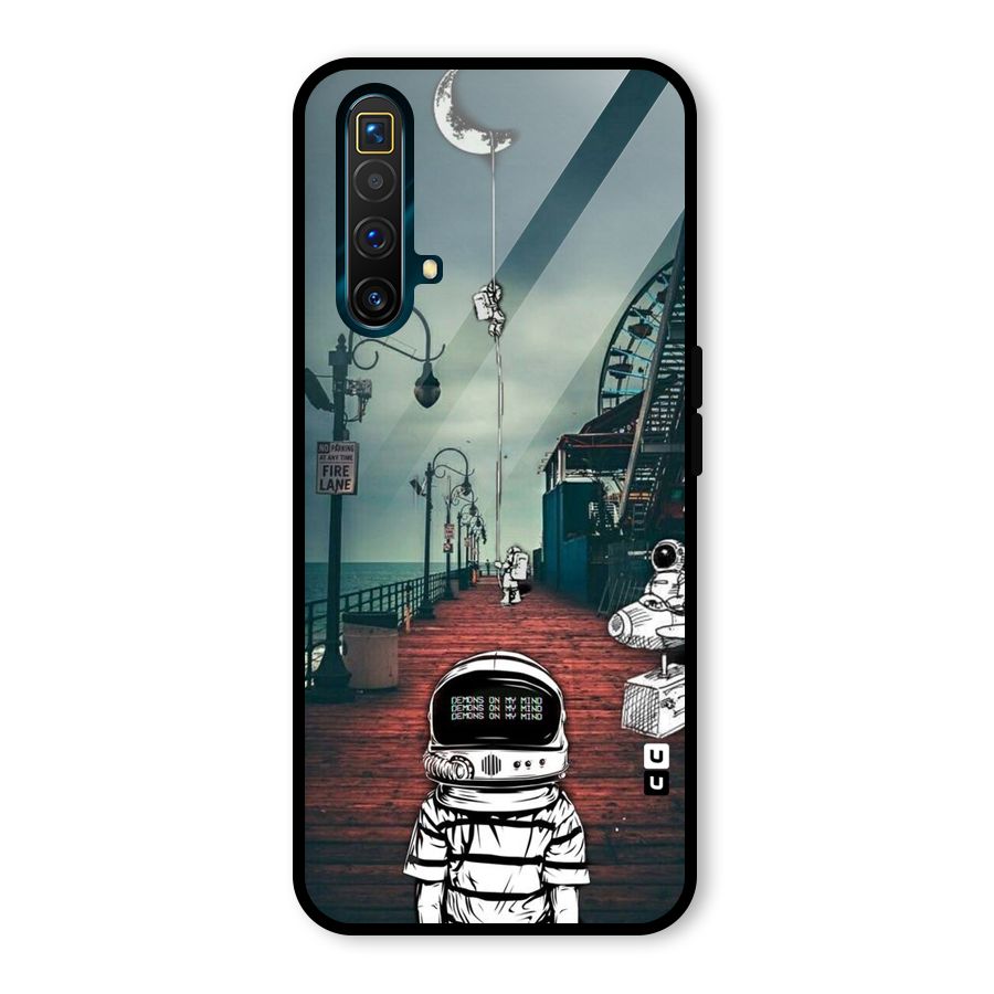 Robotic Design Glass Back Case for Realme X3 SuperZoom