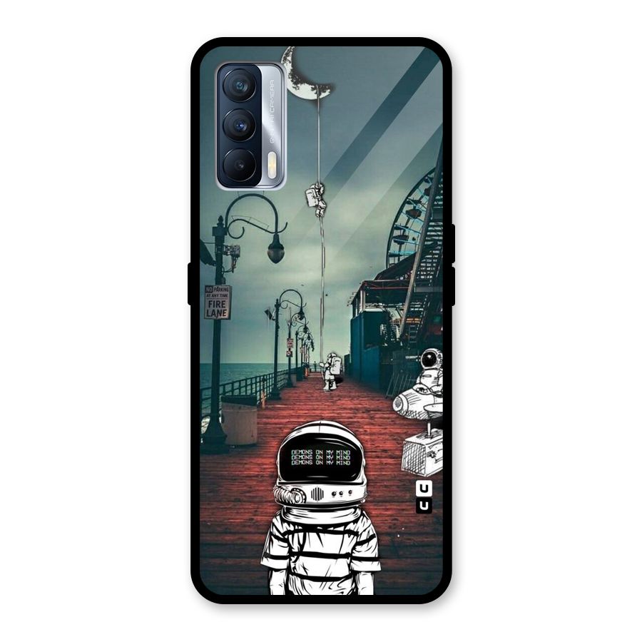 Robotic Design Glass Back Case for Realme X7