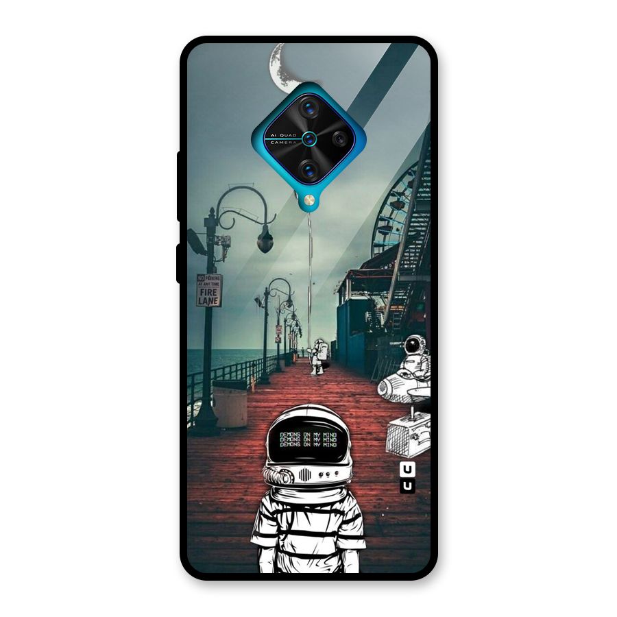 Robotic Design Glass Back Case for Vivo S1 Pro