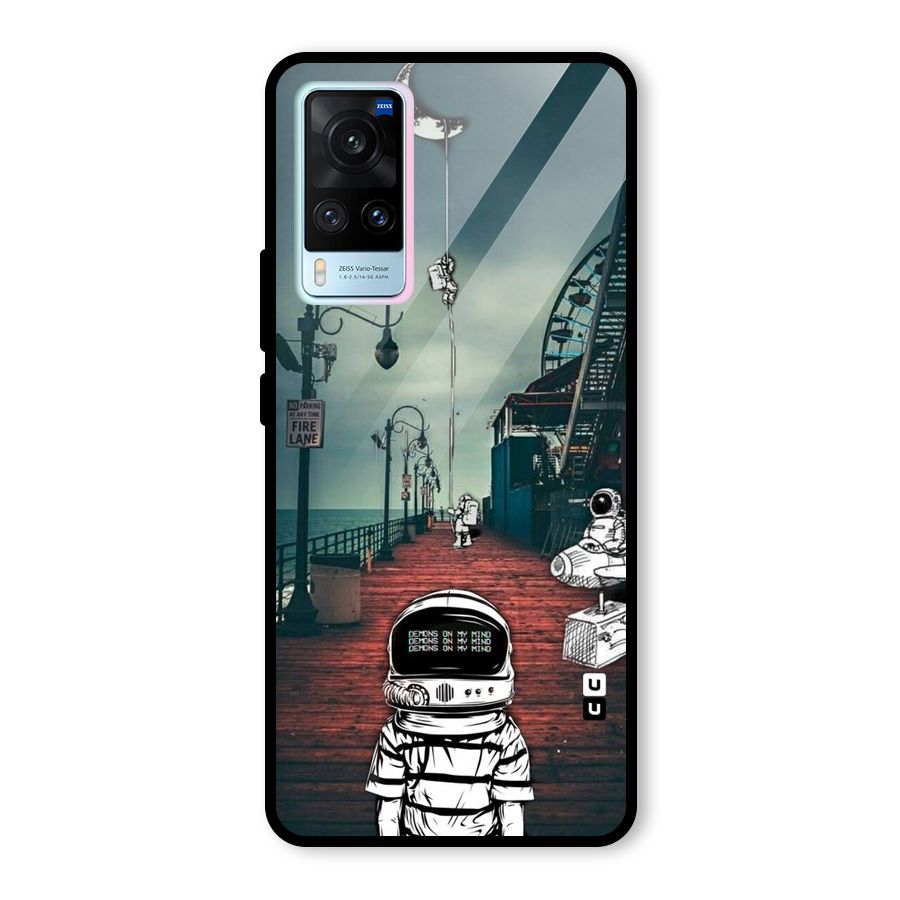 Robotic Design Glass Back Case for Vivo X60