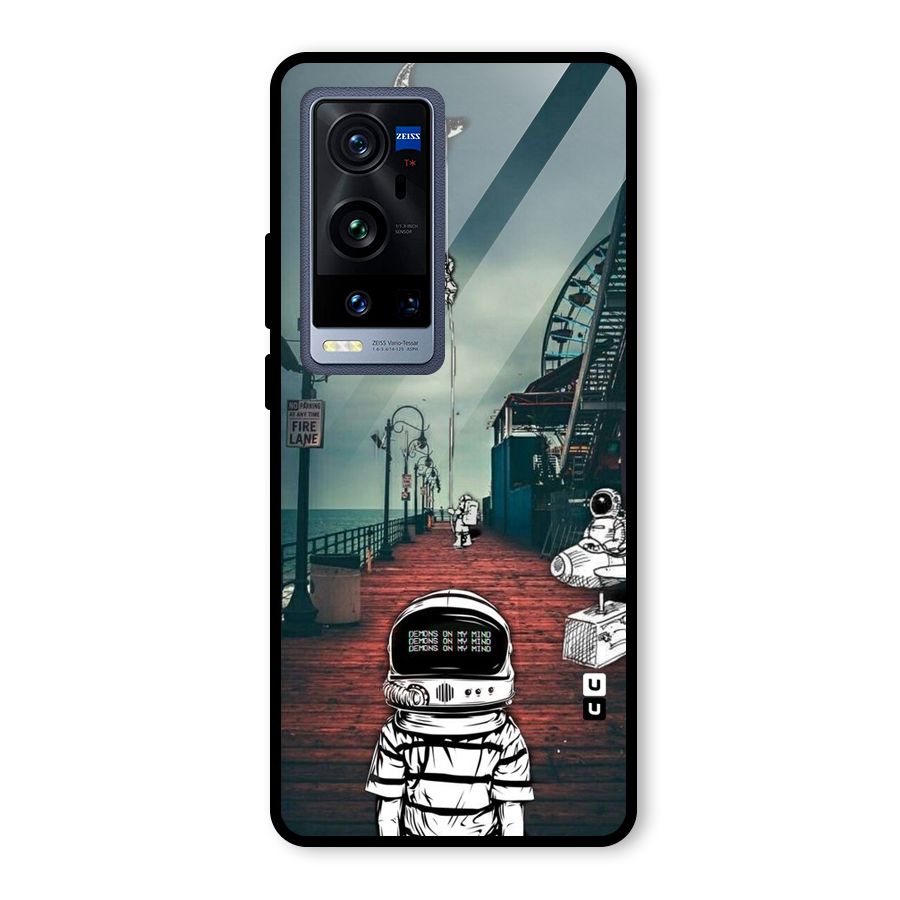 Robotic Design Glass Back Case for Vivo X60 Pro Plus