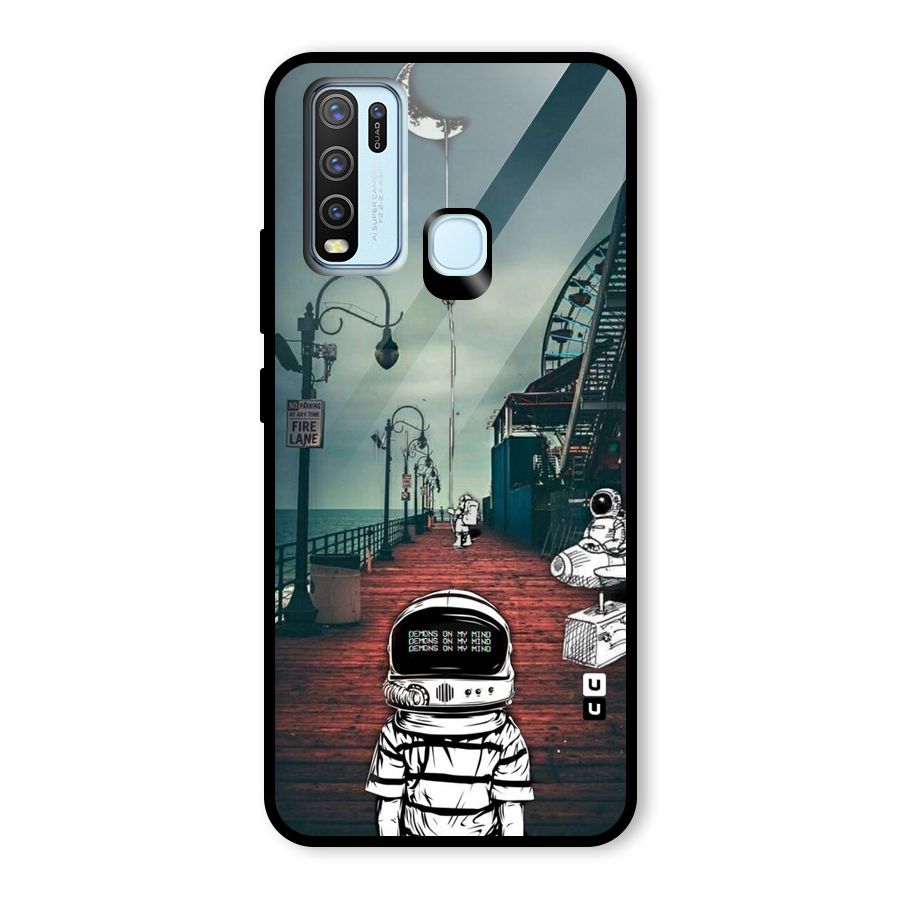 Robotic Design Glass Back Case for Vivo Y50