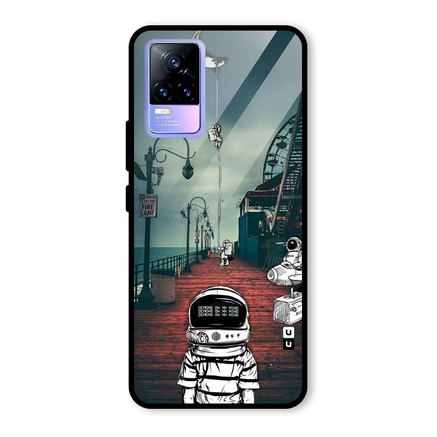 Robotic Design Glass Back Case for Vivo Y73
