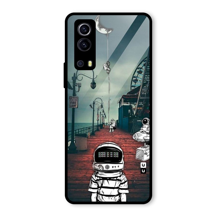 Robotic Design Glass Back Case for Vivo iQOO Z3