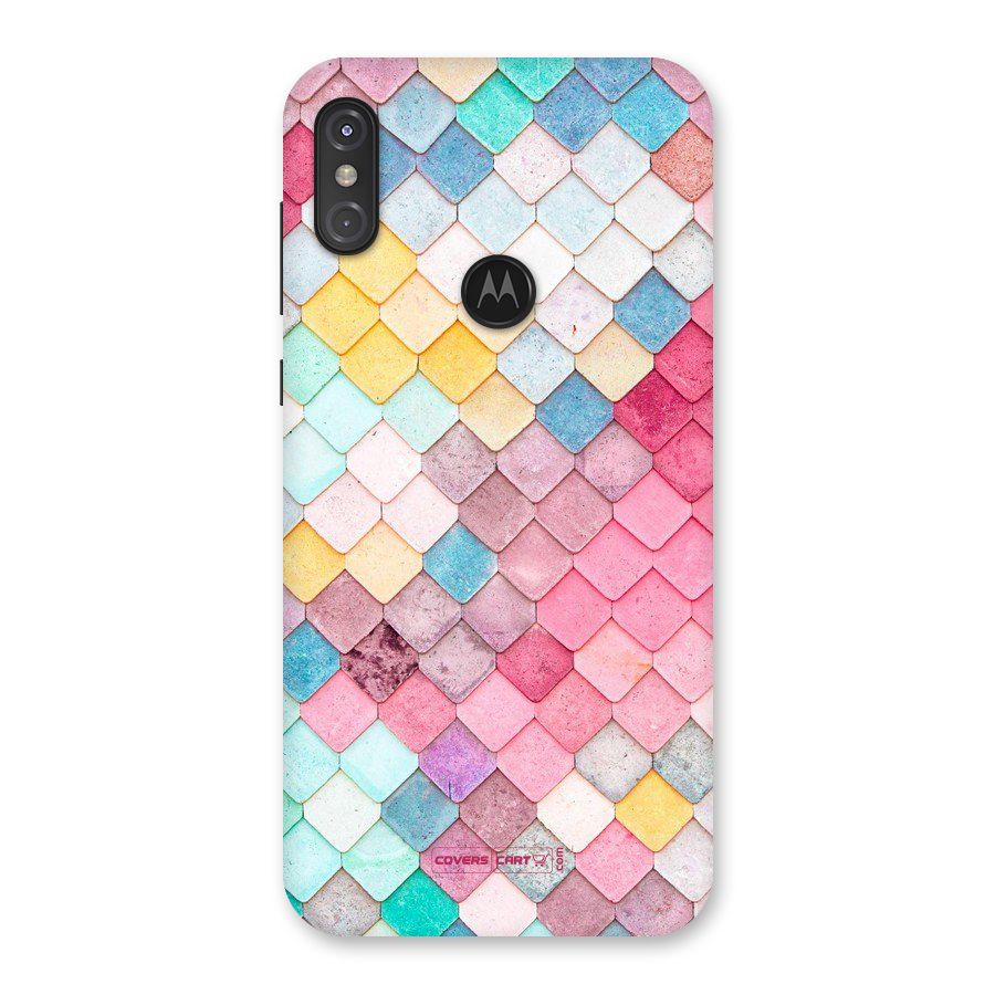 Rocks Pattern Design Back Case for Motorola One Power