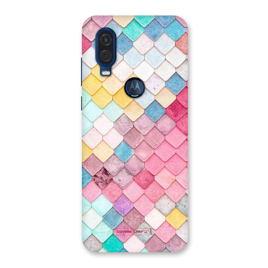 Rocks Pattern Design Back Case for Motorola One Vision