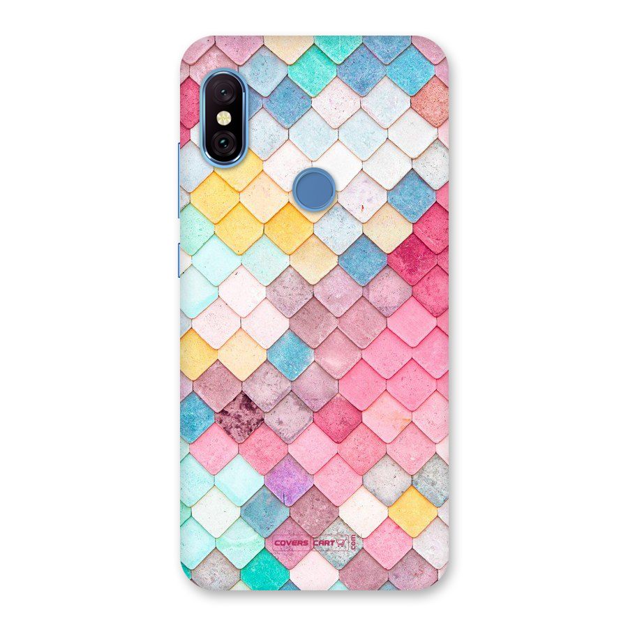 Rocks Pattern Design Back Case for Redmi Note 6 Pro