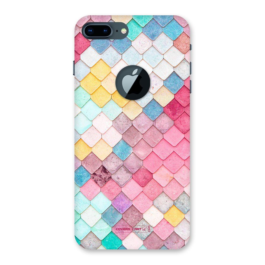 Rocks Pattern Design Back Case for iPhone 7 Plus Logo Cut