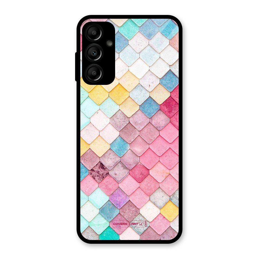 Rocks Pattern Design Glass Back Case for Galaxy A14 5G