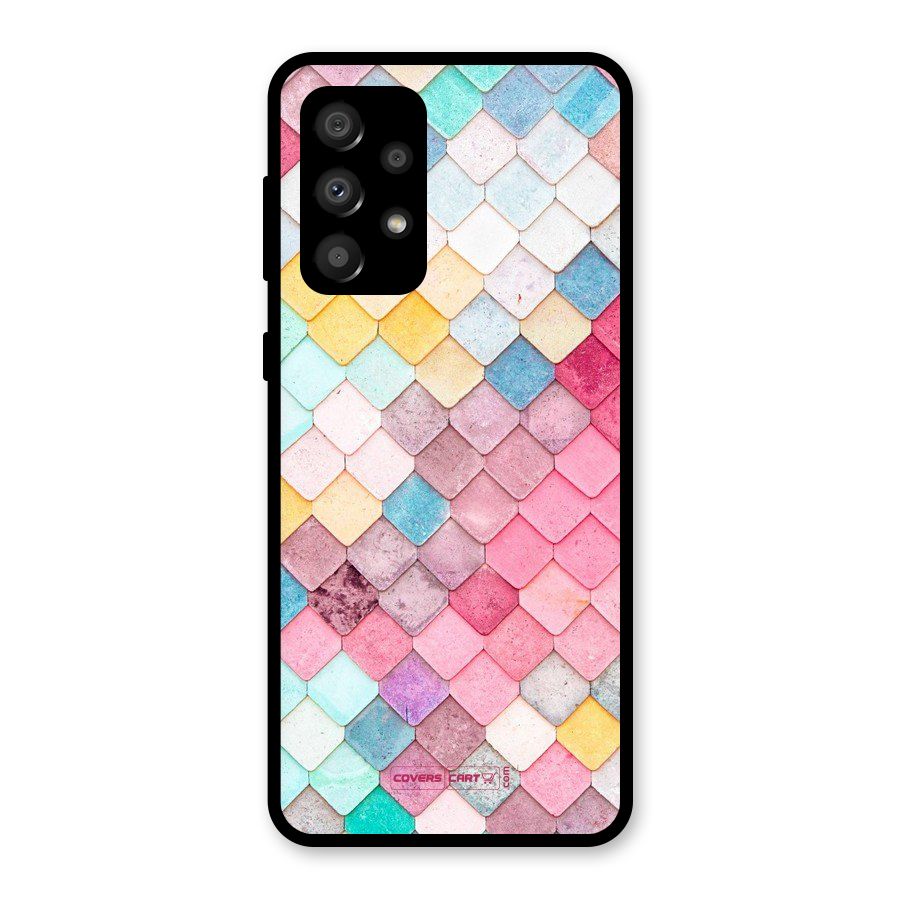 Rocks Pattern Design Glass Back Case for Galaxy A32