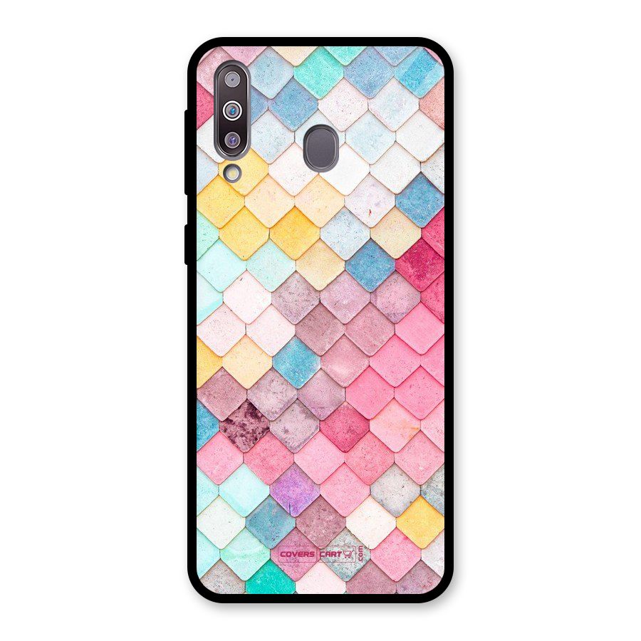 Rocks Pattern Design Glass Back Case for Galaxy M30