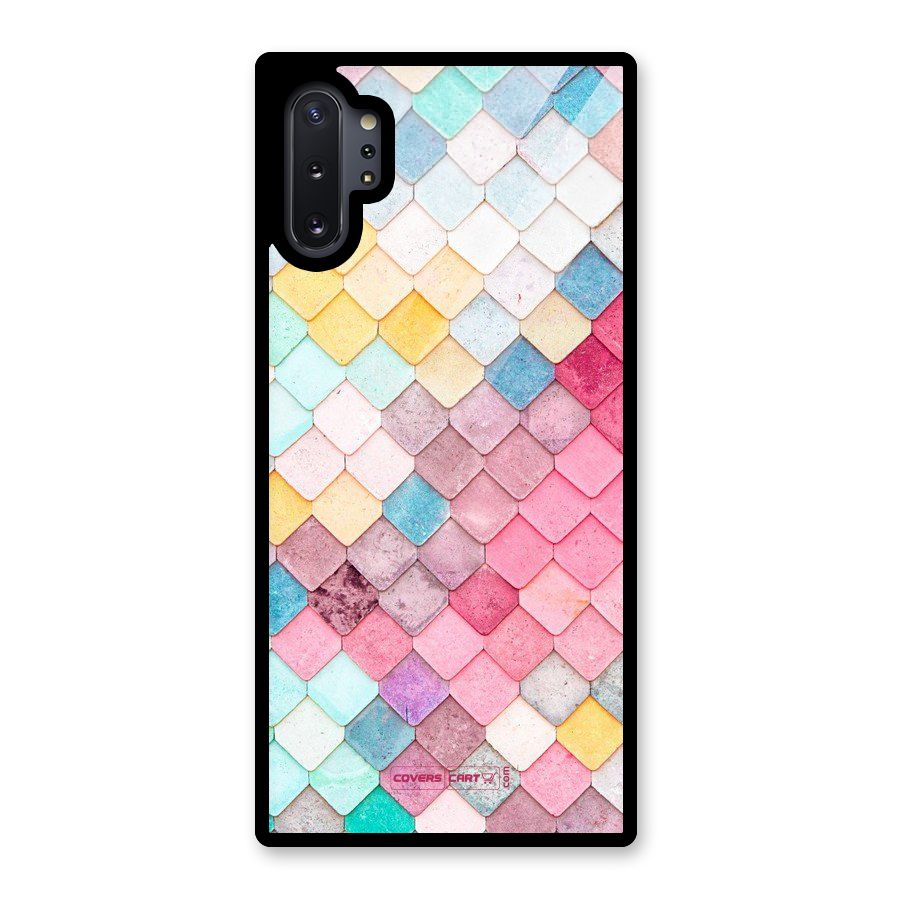 Rocks Pattern Design Glass Back Case for Galaxy Note 10 Plus