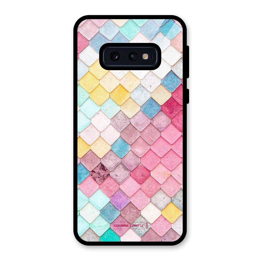 Rocks Pattern Design Glass Back Case for Galaxy S10e