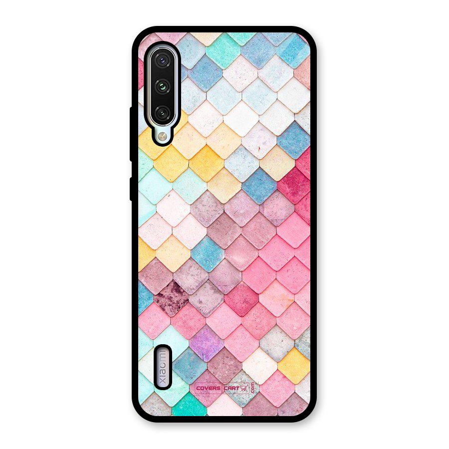 Rocks Pattern Design Glass Back Case for Mi A3