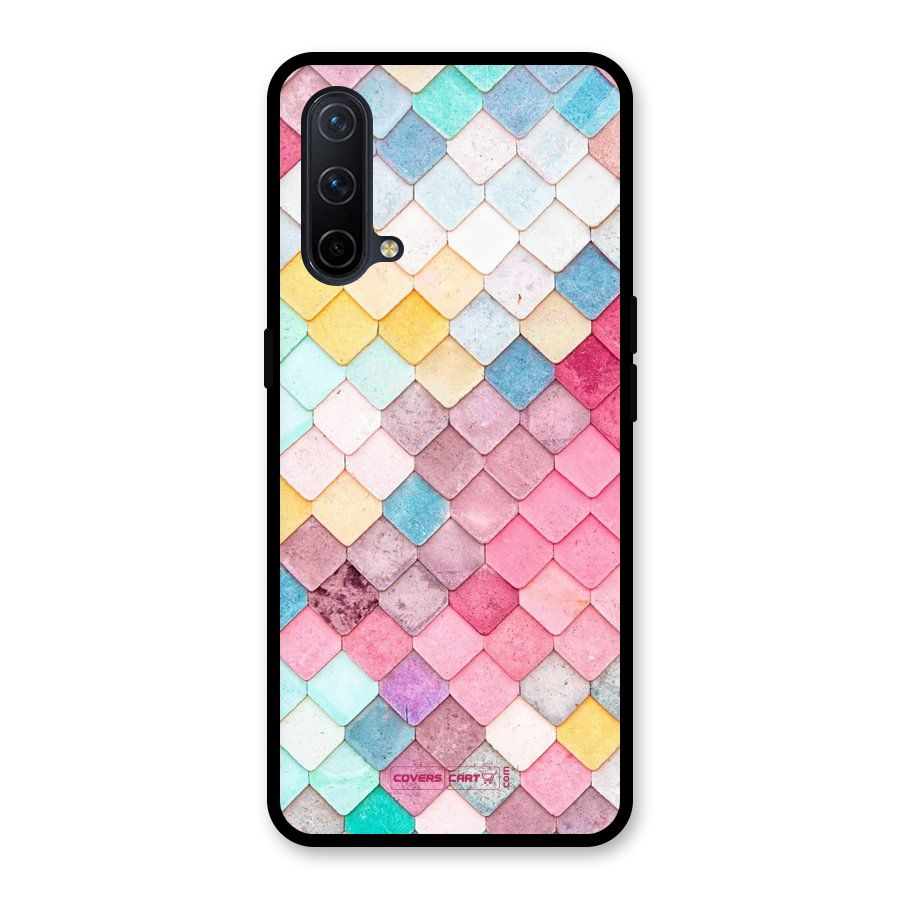 Rocks Pattern Design Glass Back Case for OnePlus Nord CE 5G