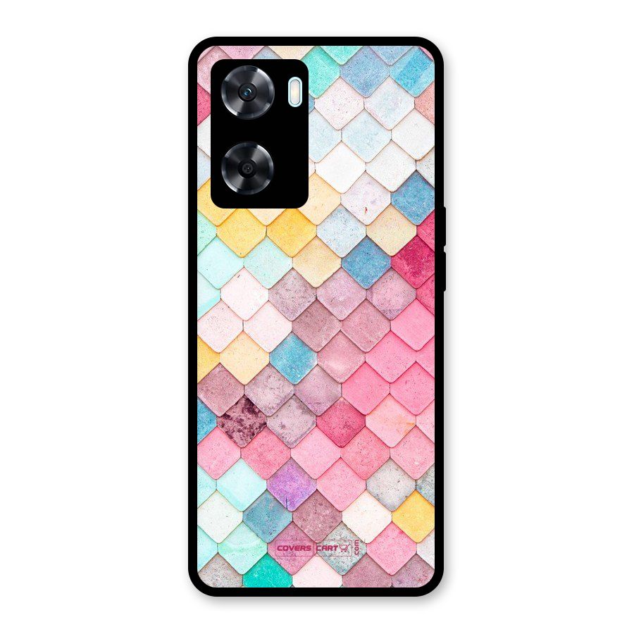 Rocks Pattern Design Glass Back Case for Oppo A77