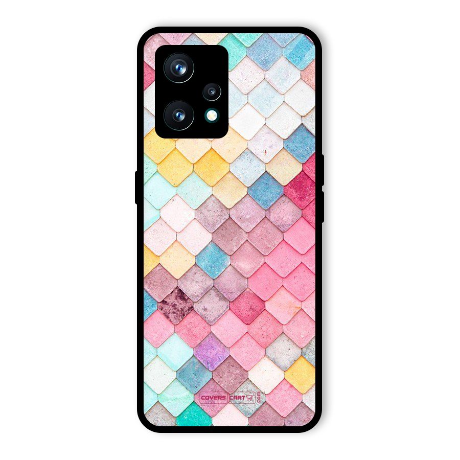 Rocks Pattern Design Glass Back Case for Realme 9 Pro Plus 5G