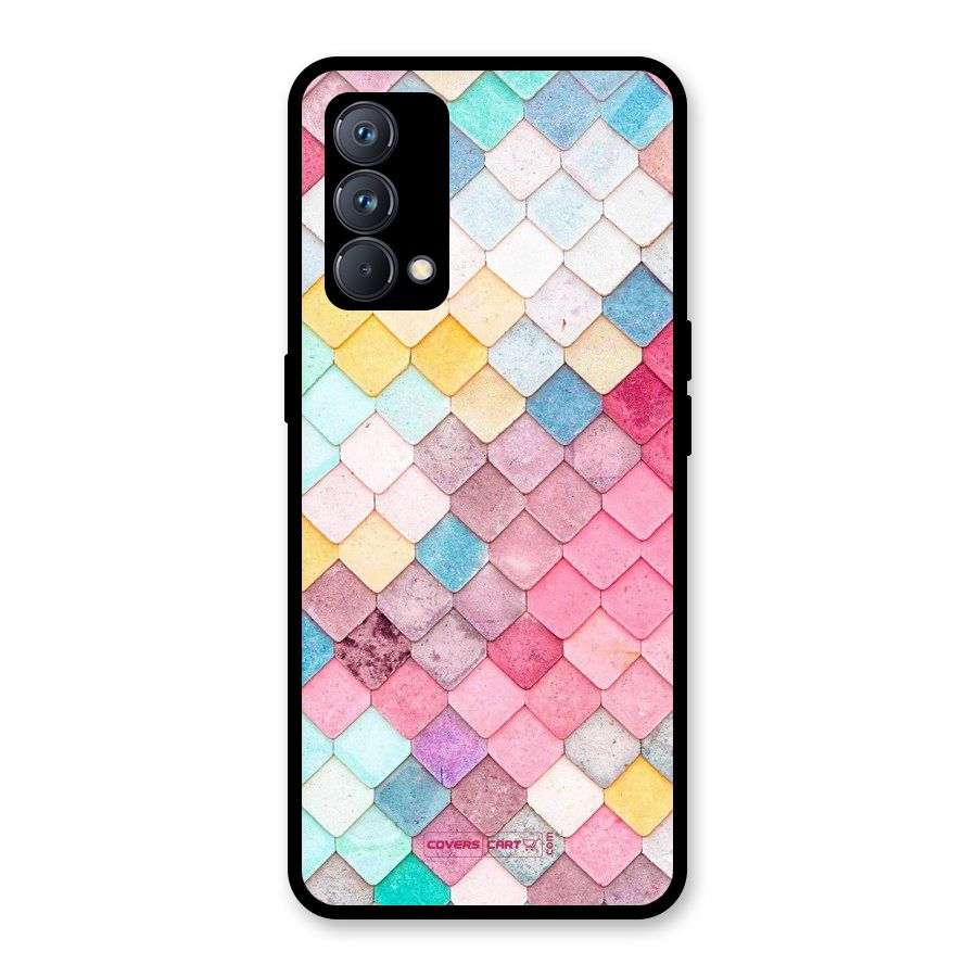 Rocks Pattern Design Glass Back Case for Realme GT Master Edition
