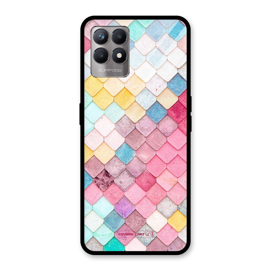 Rocks Pattern Design Glass Back Case for Realme Narzo 50