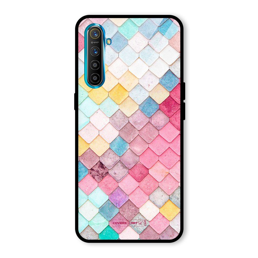 Rocks Pattern Design Glass Back Case for Realme X2