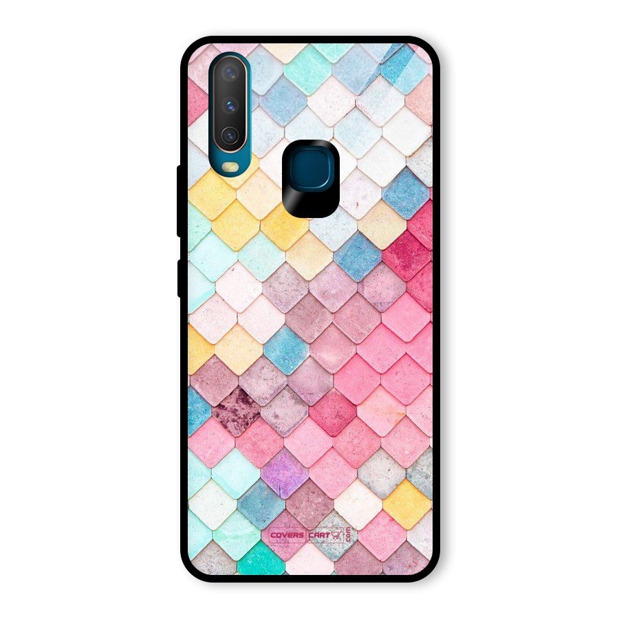 Rocks Pattern Design Glass Back Case for Vivo U10