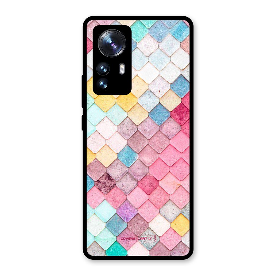 Rocks Pattern Design Glass Back Case for Xiaomi 12 Pro