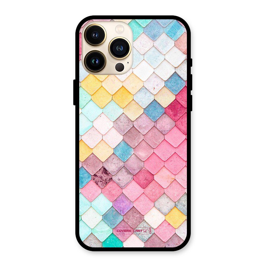 Rocks Pattern Design Glass Back Case for iPhone 13 Pro Max