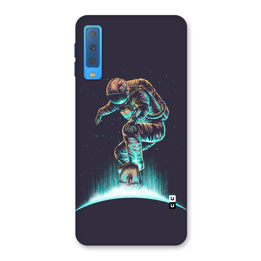 Rolling Spaceman Back Case for Galaxy A7 (2018)