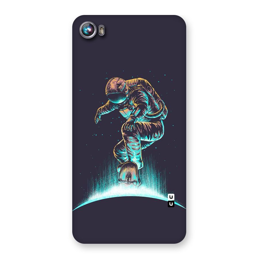 Rolling Spaceman Back Case for Micromax Canvas Fire 4 A107
