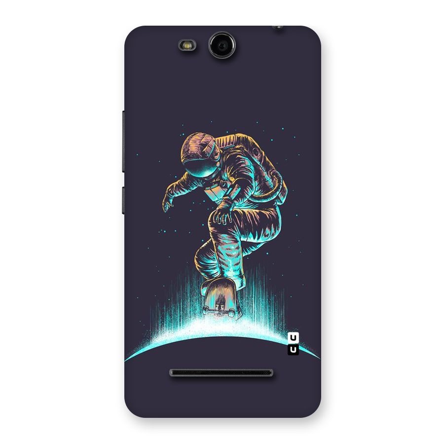 Rolling Spaceman Back Case for Micromax Canvas Juice 3 Q392