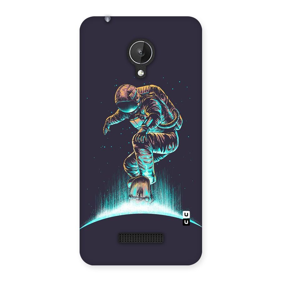 Rolling Spaceman Back Case for Micromax Canvas Spark Q380