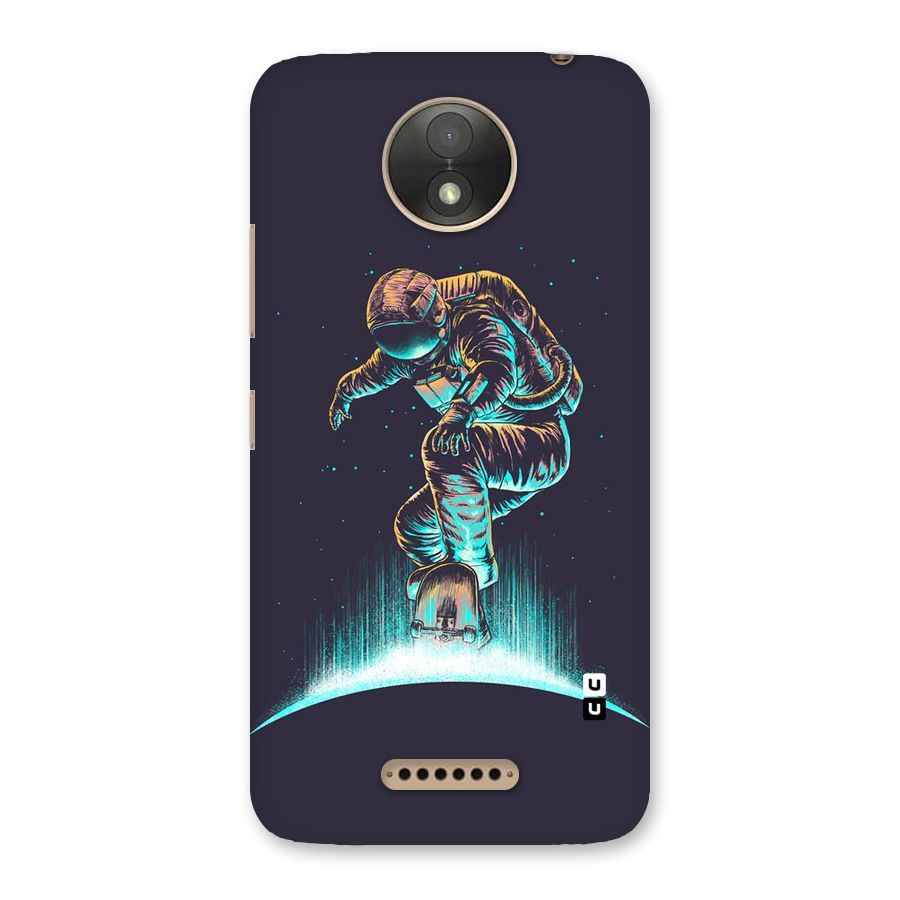 Rolling Spaceman Back Case for Moto C Plus