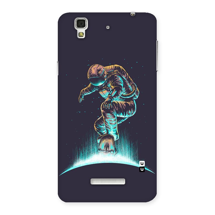 Rolling Spaceman Back Case for YU Yureka Plus
