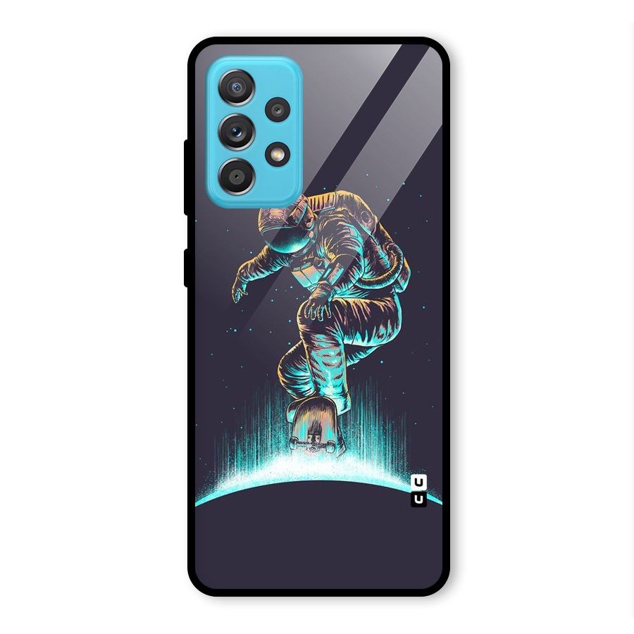 Rolling Spaceman Glass Back Case for Galaxy A52