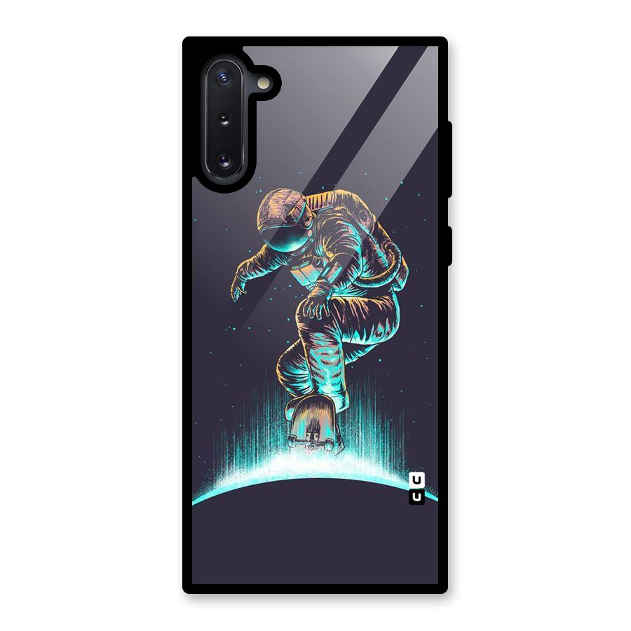 Rolling Spaceman Glass Back Case for Galaxy Note 10