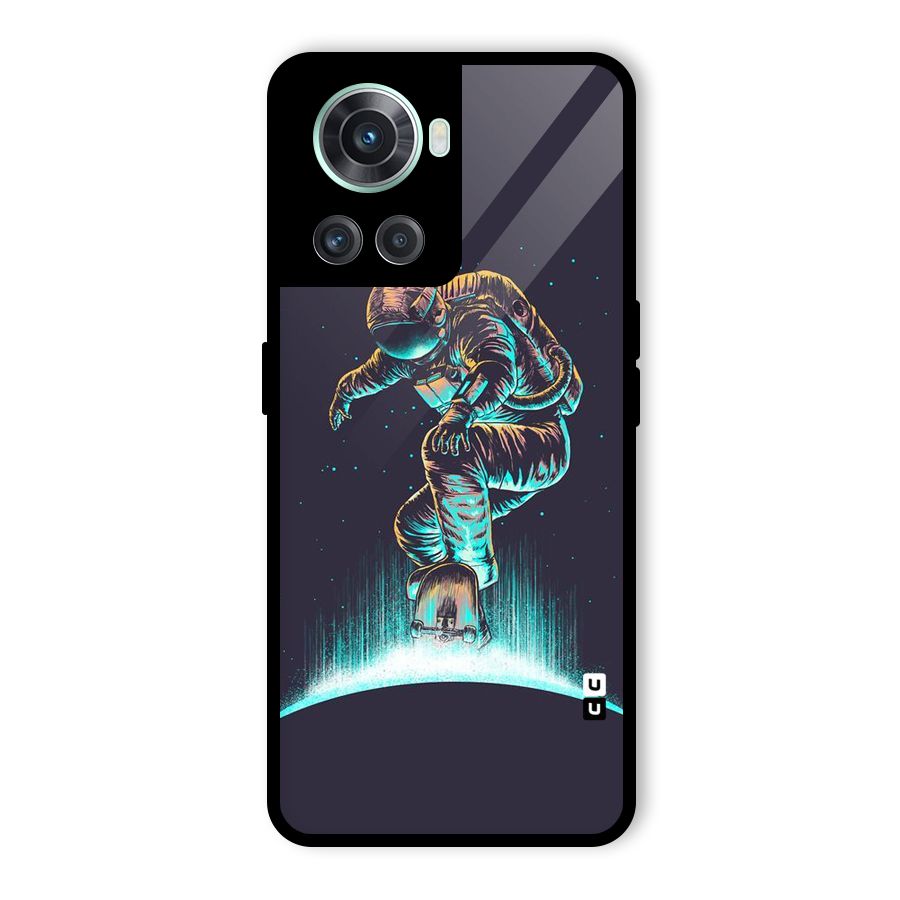 Rolling Spaceman Glass Back Case for OnePlus 10R