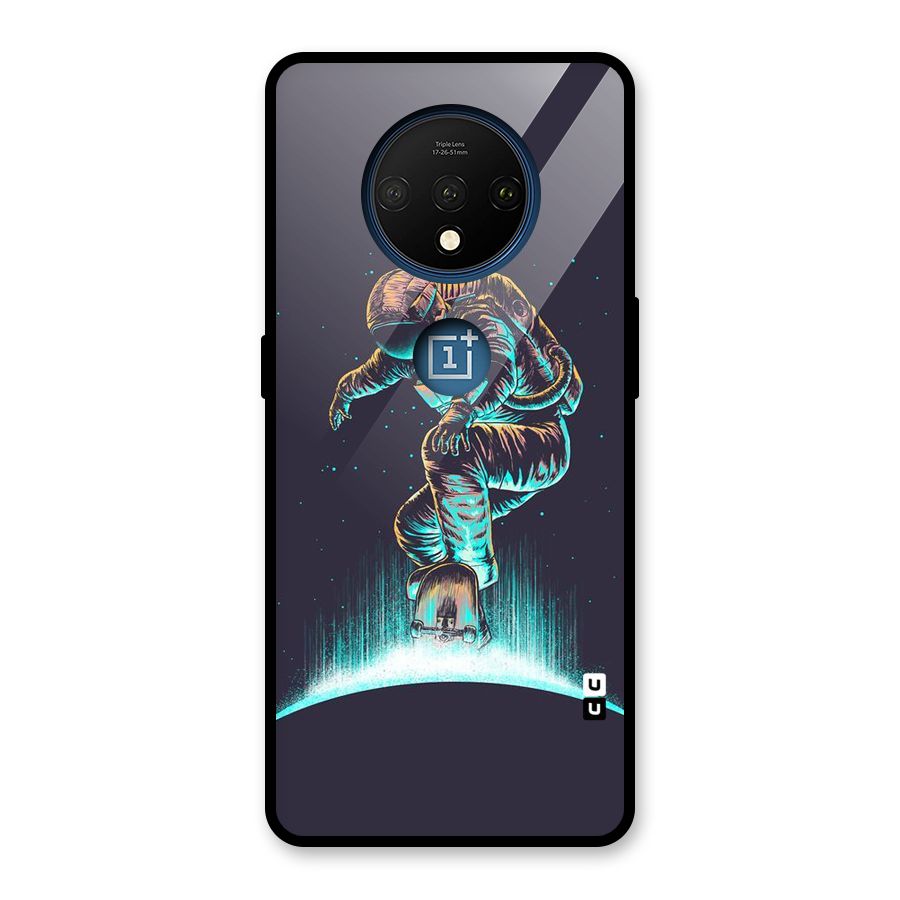 Rolling Spaceman Glass Back Case for OnePlus 7T