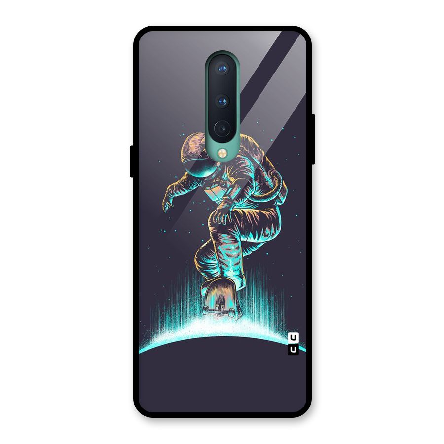 Rolling Spaceman Glass Back Case for OnePlus 8