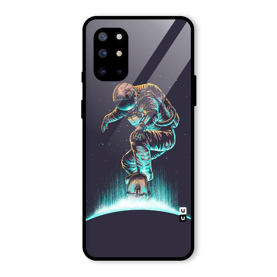 Rolling Spaceman Glass Back Case for OnePlus 8T