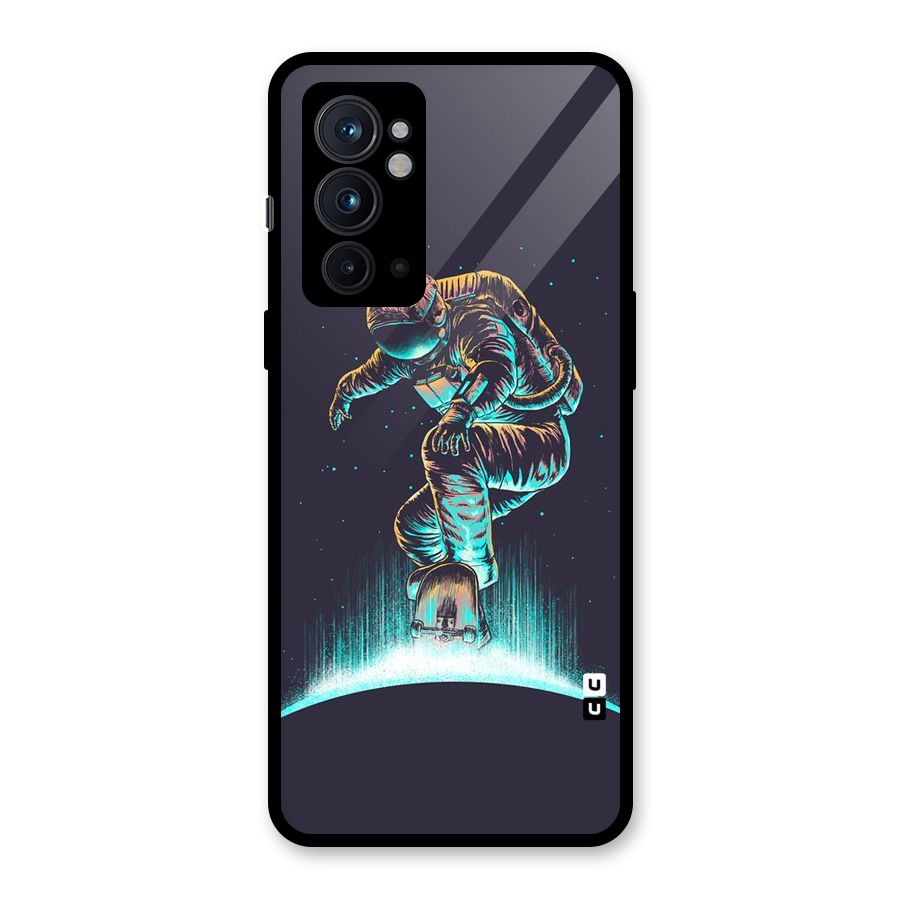 Rolling Spaceman Glass Back Case for OnePlus 9RT 5G